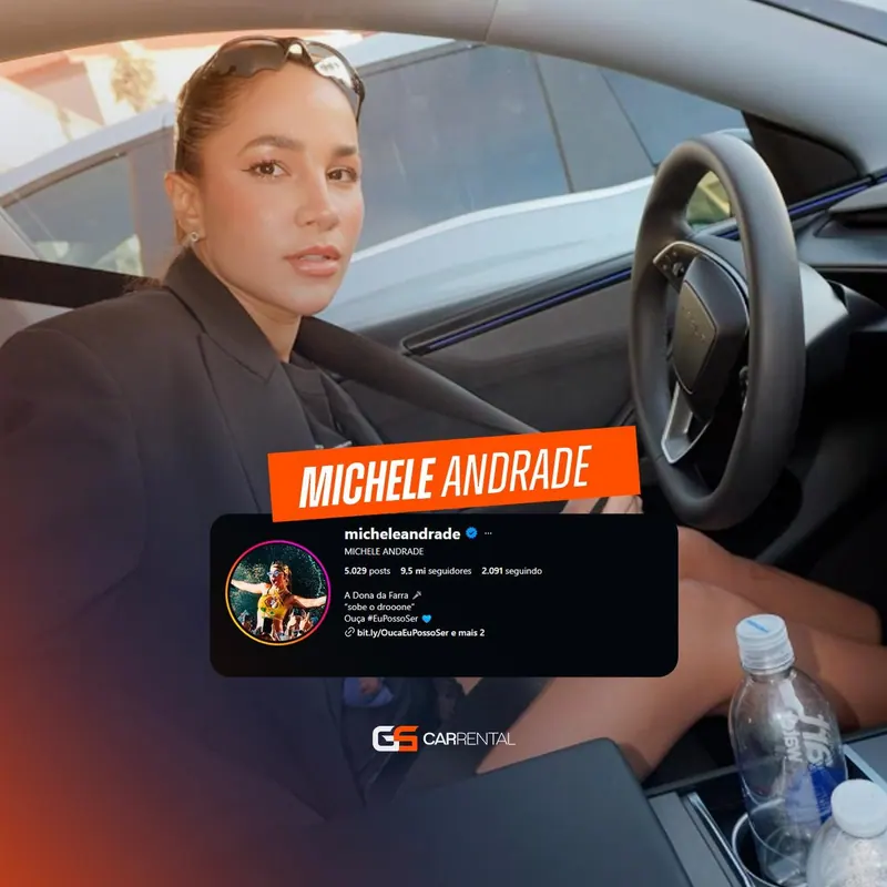 Michele Andrade - cliente GS Car Rental