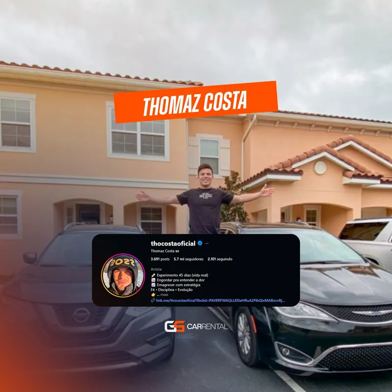 Thomaz Costa - cliente GS Car Rental