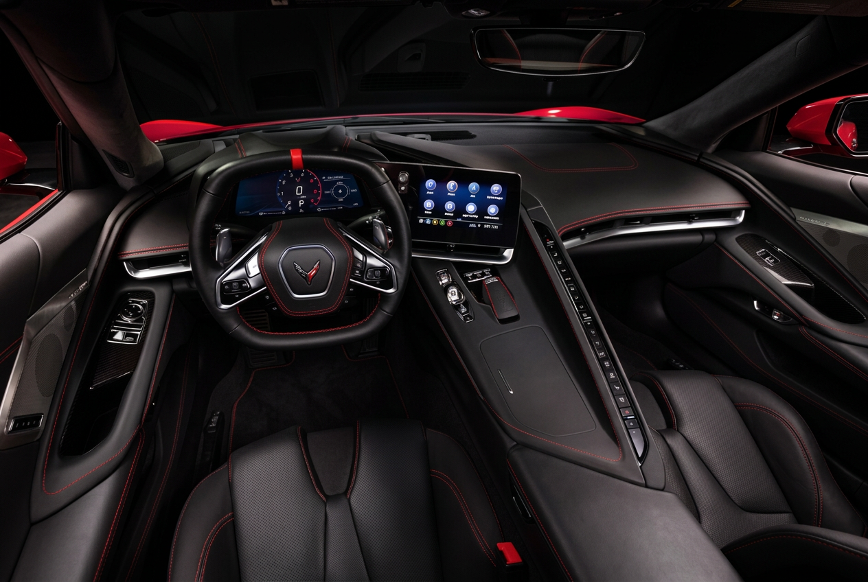 Interior premium da Corvette
