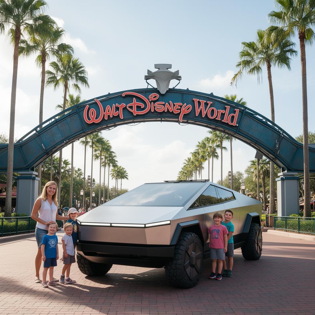Cybertruck na Disney Orlando