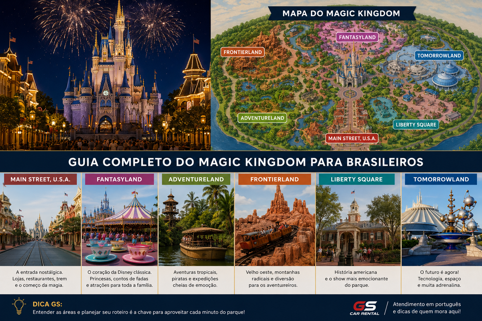 Mapa do Magic Kingdom